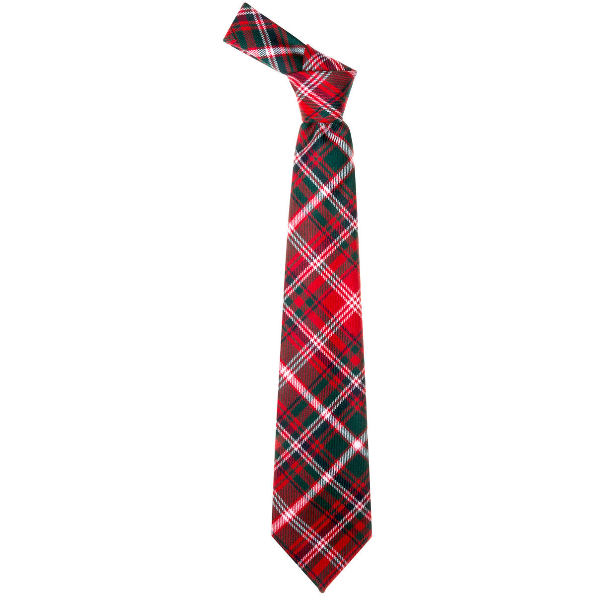 MacDougall Modern Tartan Tie for Men - Classic Plaid Necktie for Business, Weddings & Formal Occasions - Premium Silk Blend Fabric - Elegant Scottish Design