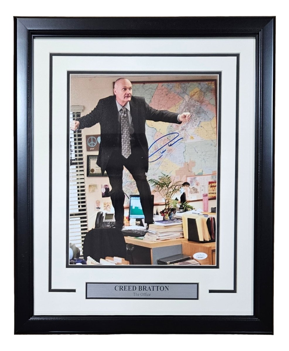 Creed Bratton Autographed 11x14 Framed Photo from The Office - JSA Certified Memorabilia for Fans & Collectors - Perfect for Home, Office Decor & Gifts