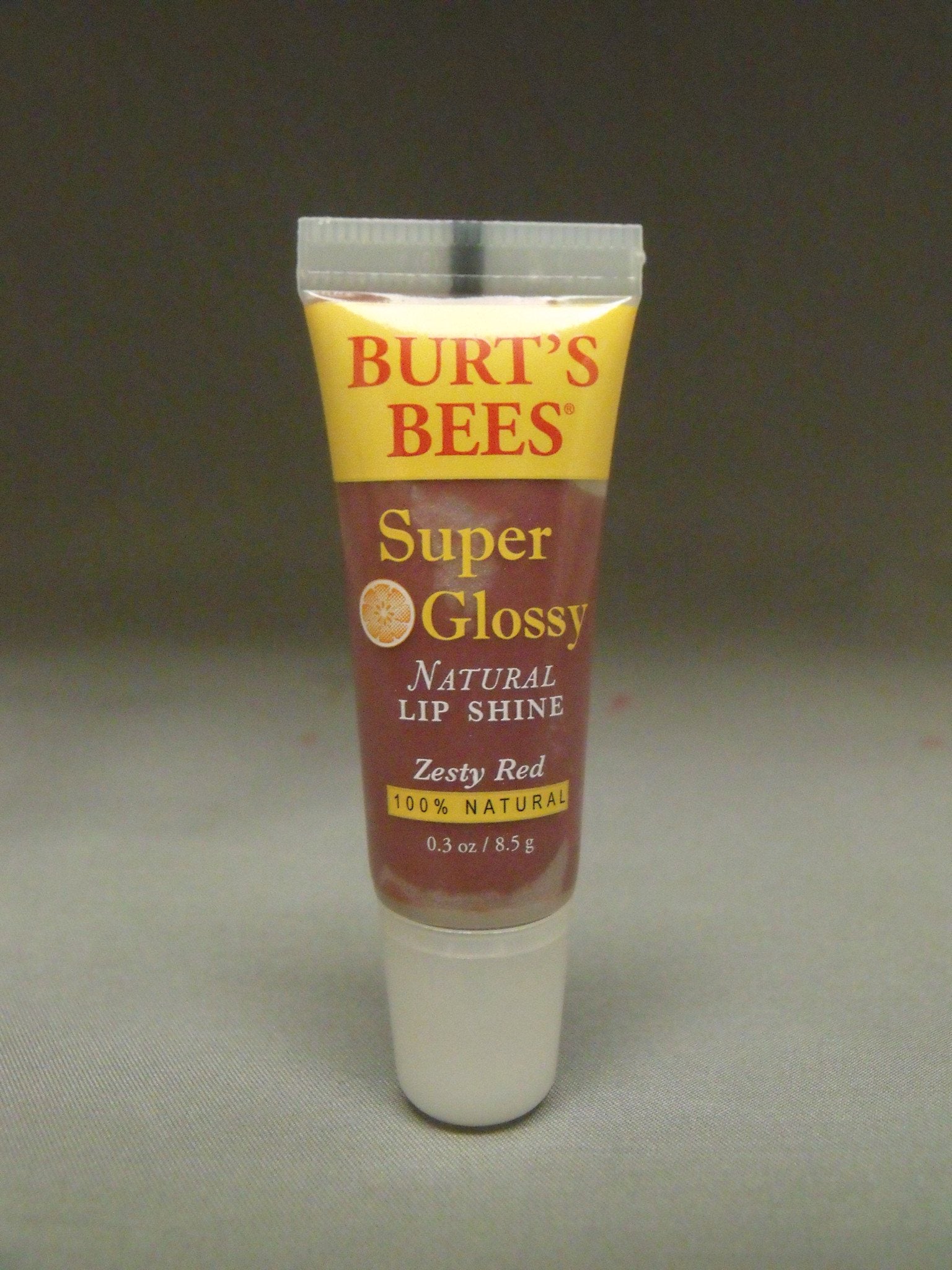 Burt's Bees Super Glossy Lip Shine - Zesty Red .3 oz | Hydrating Lip Gloss for Shiny, Moisturized Lips | Perfect for Everyday Wear & Special Occasions