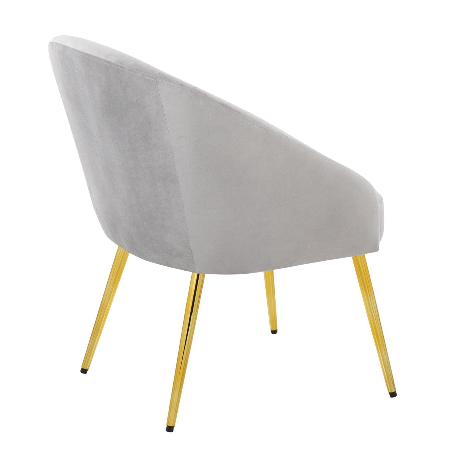 LumiSource Shiraz Upholstered Dining Chair - Modern Kitchen & Dining Room Chair for Home, Restaurant, Office - Comfortable & Stylish Seating Solution