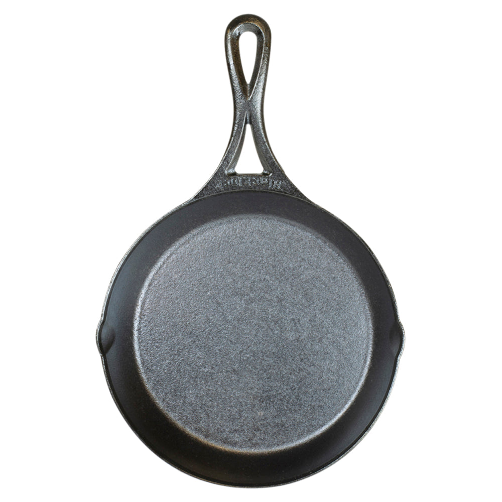 Premium Cast Iron BLACKLOCK Skillet 18cm - Pre-Seasoned, Heavy Duty Cookware for Oven, Stovetop & Outdoor Cooking - Perfect for Searing, Baking & Camping