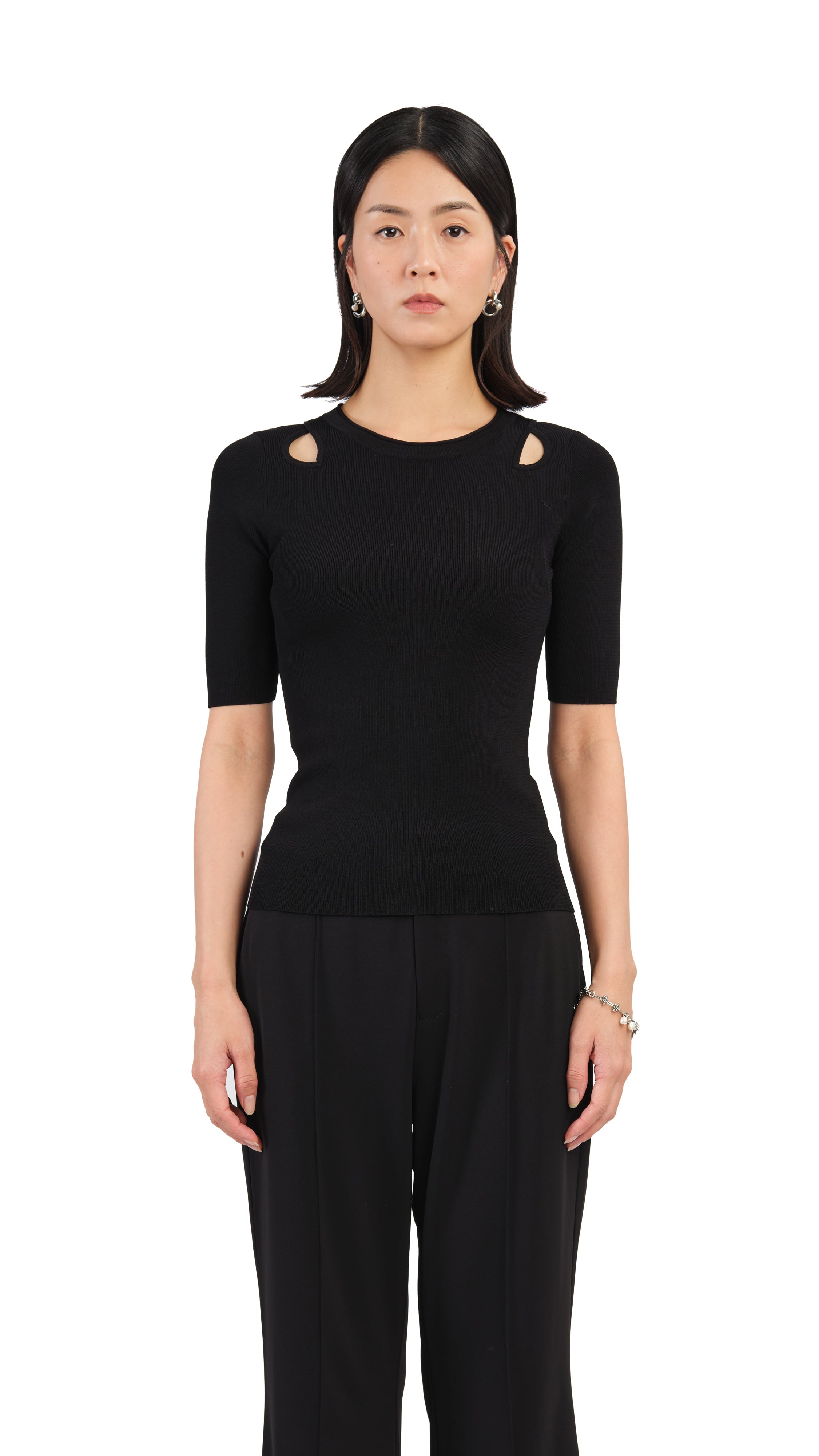 Stylish Cut Out Sweater for Women - Trendy Knit Pullover with Unique Design | Perfect for Casual Outfits, Date Nights & Layering
