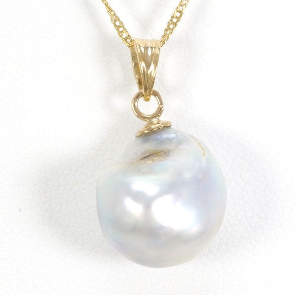 18K Yellow Gold Pearl Necklace for Women - Elegant & Timeless Jewelry Gift for Brides, Anniversaries & Special Occasions