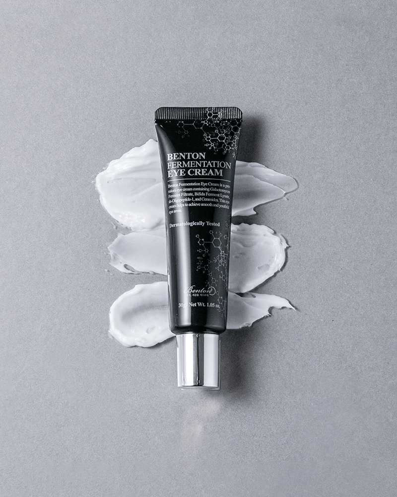 Benton Fermentation Eye Cream - Anti-Aging & Hydrating Under Eye Treatment for Dark Circles & Wrinkles | Perfect for Night Routine & Travel Skincare