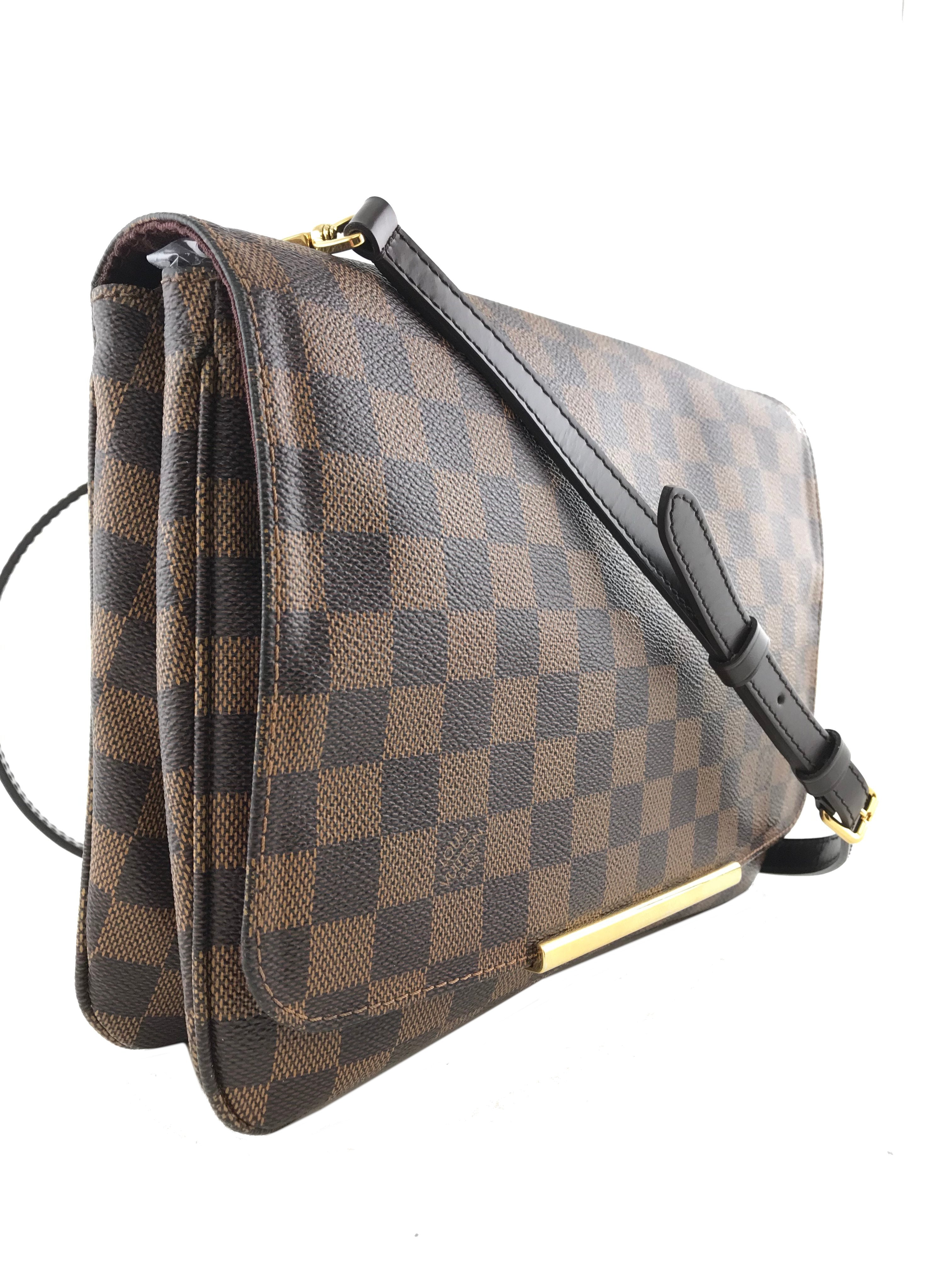 Authentic Louis Vuitton Damier Ebene Hoxton GM Shoulder Bag - Luxury Designer Handbag for Women | Perfect for Work, Travel & Everyday Use