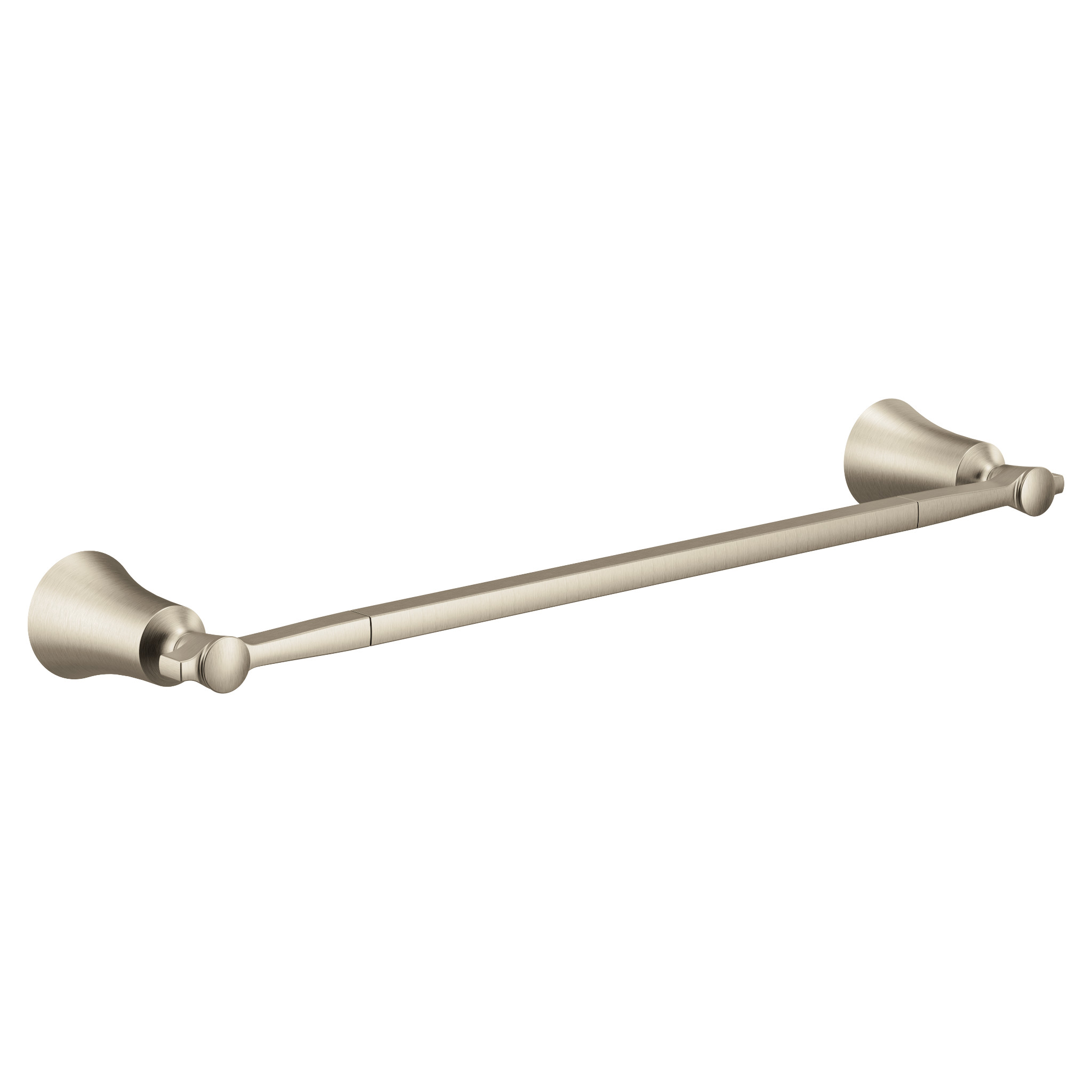 Flara 24-Inch Stainless Steel Towel Bar - Bathroom & Kitchen Towel Rack for Hanging Hand Towels, Dish Towels & Washcloths - Rustproof & Durable for Home, Hotel & Spa Use