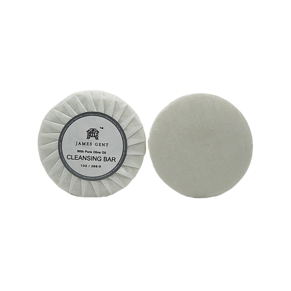 50 / 200 Pack James Gent Travel Size Soap Bars 1oz - Bulk Hotel Toiletries with Pleated Paper Wrap - Perfect for Hotels, Travel, Gifts & Guest Amenities