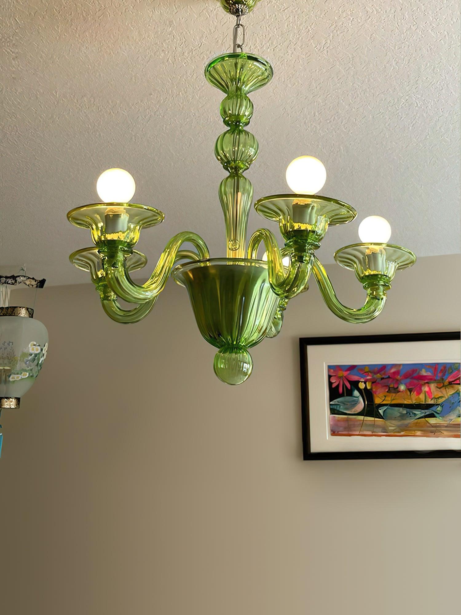 Elegant Calle Rafina Chandelier - Modern Crystal Ceiling Light Fixture for Dining Room, Living Room & Bedroom Decor