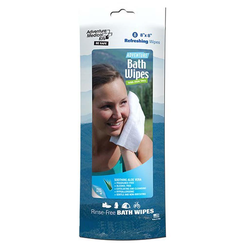 Adventure Bath Wipes for Adults & Kids - 8 Pack | Premium Cleansing Wipes for Camping, Travel & Outdoor Activities | Gentle & Refreshing