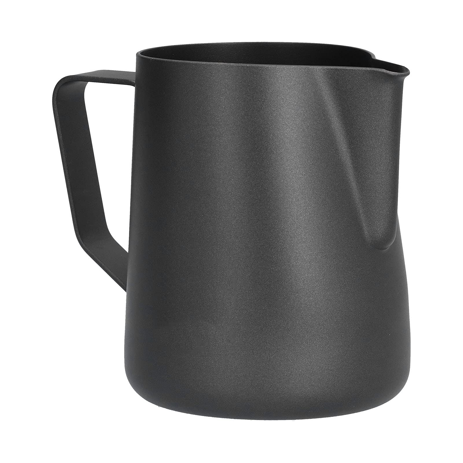 Stainless Steel Milk Frothing Pitcher for Latte Art - Home & Cafe Use (Black)