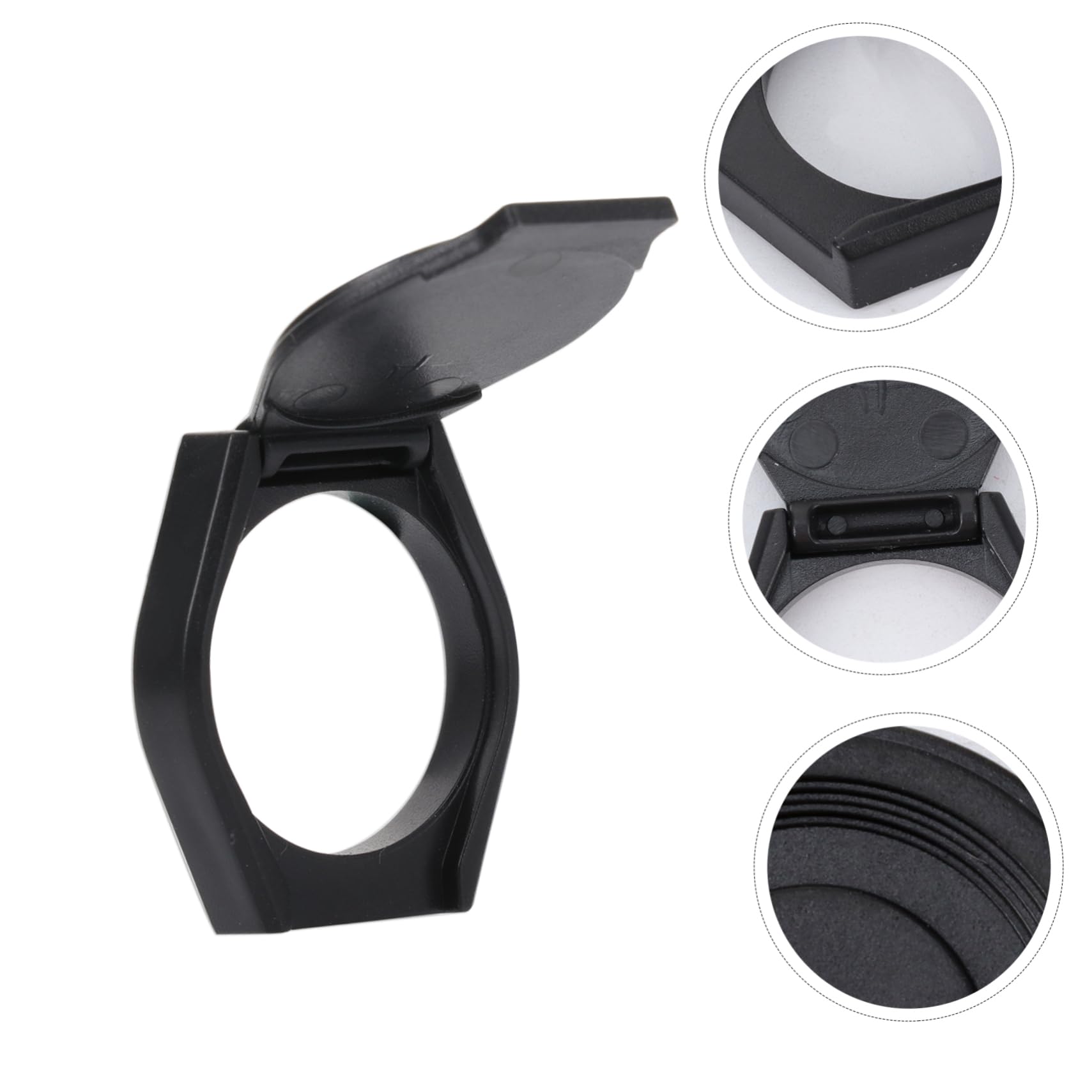 10pcs Webcam Cover Shutter - Privacy Protection for Laptop & Desktop Cameras - Anti-Spy Lens Cover for Zoom Meetings & Online Classes (Black)