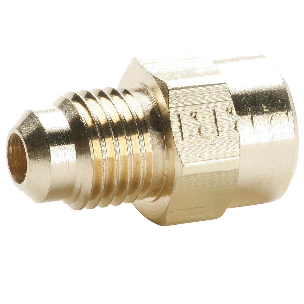 Parker 46F-5-2 45 Degree Flare to Female Pipe Fitting - Brass Connector for 5/16