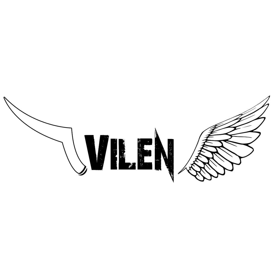 Waterproof Temporary Tattoo for Men & Women - Winged Villain Design | Long Lasting Fake Body Art for Halloween, Cosplay & Costume Parties