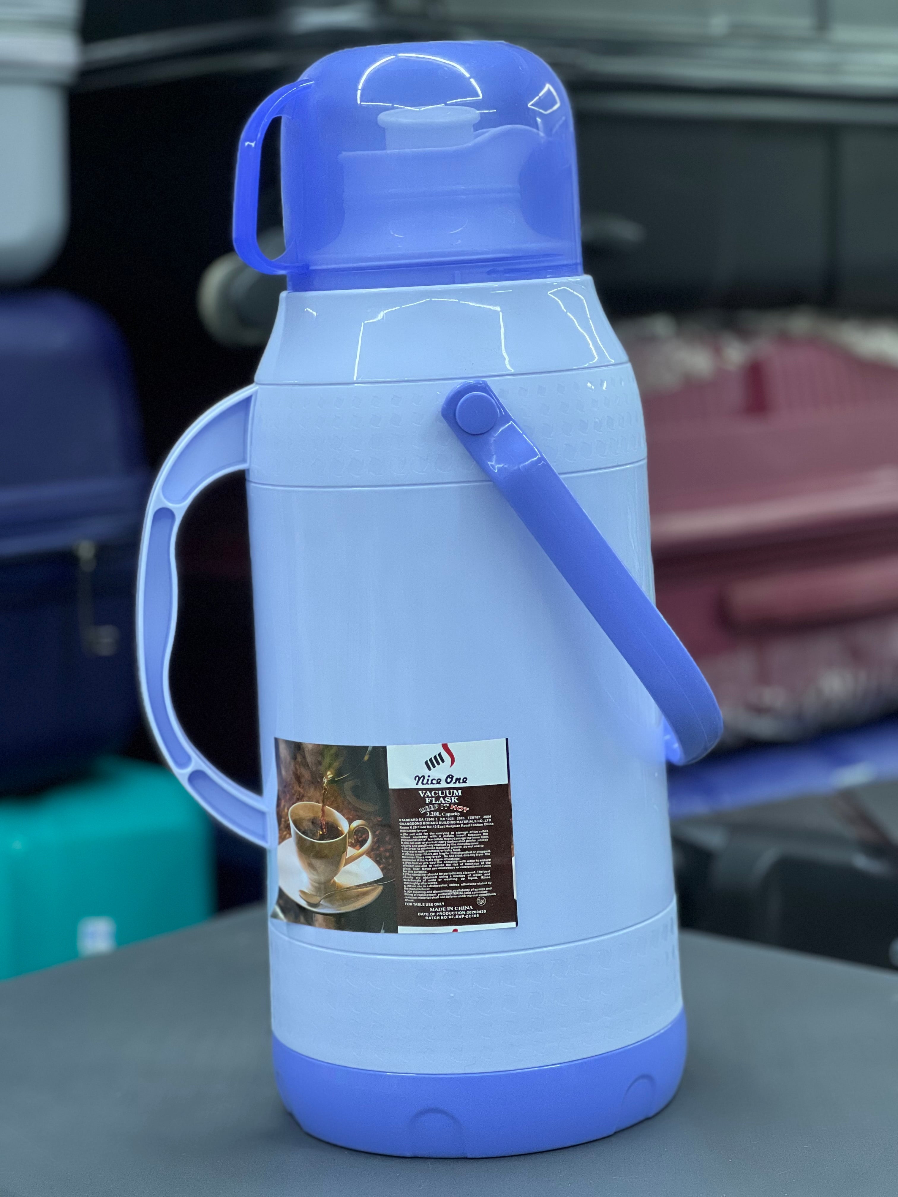 Premium Stainless Steel Thermos Flask #007 - Double Wall Vacuum Insulated, 24-Hour Hot & Cold Retention - Perfect for Travel, Camping, and Office Use