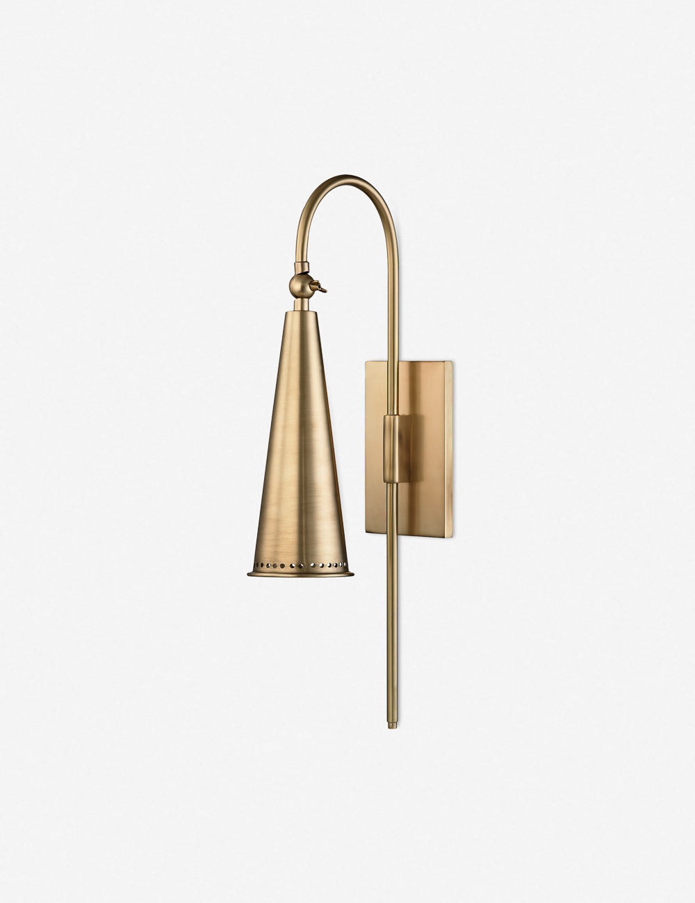 Colleen Arch Wall Sconce Light - Modern Plug-in Wall Lamp for Bedroom, Living Room & Hallway Lighting | Dimmable LED Fixture with Adjustable Arms