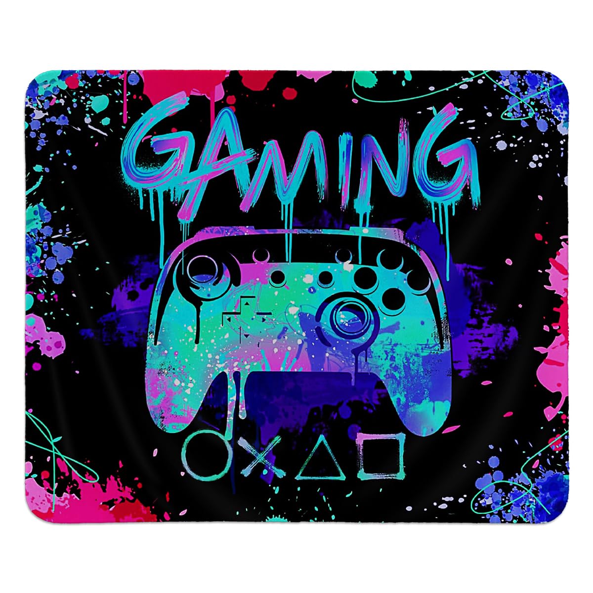 Hold Fizz Gaming Mouse Pad - Non-Slip Square Mouse Mat 9.5x7.9 Inch for PC & Laptop - Perfect Gaming Desk Accessory for Boys & Gamers - Ideal for Esports, Office Work & Gaming Room Decor