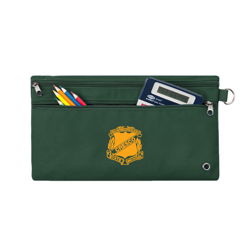 Scarborough State School Pencil Case - Durable Zipper Pouch for Students, Kids & Teachers - Perfect for School Supplies, Art Tools & Office Organization