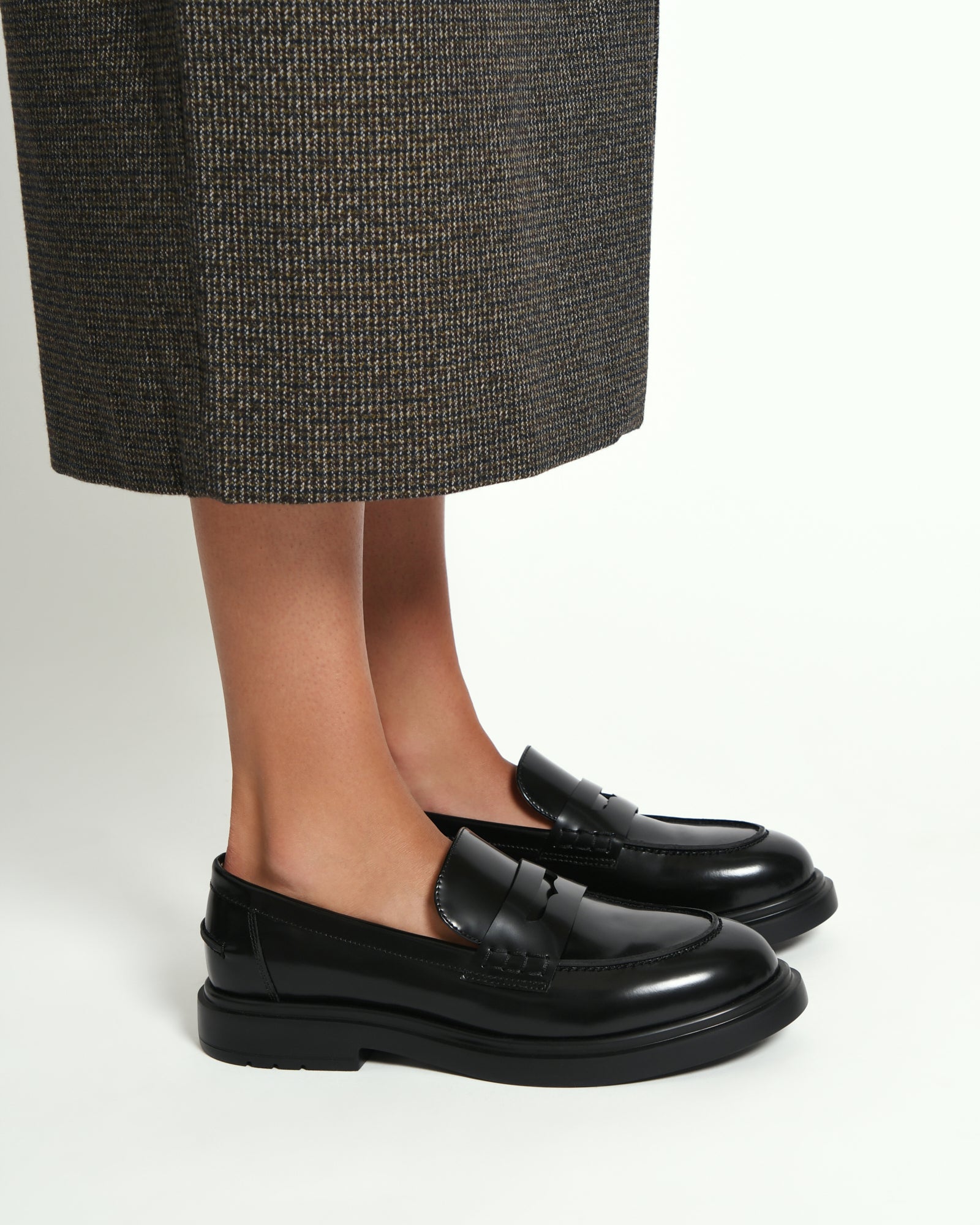 Premium Black Leather JARVIS Loafers for Men - Comfortable & Stylish Slip-On Shoes for Business, Casual & Office Wear