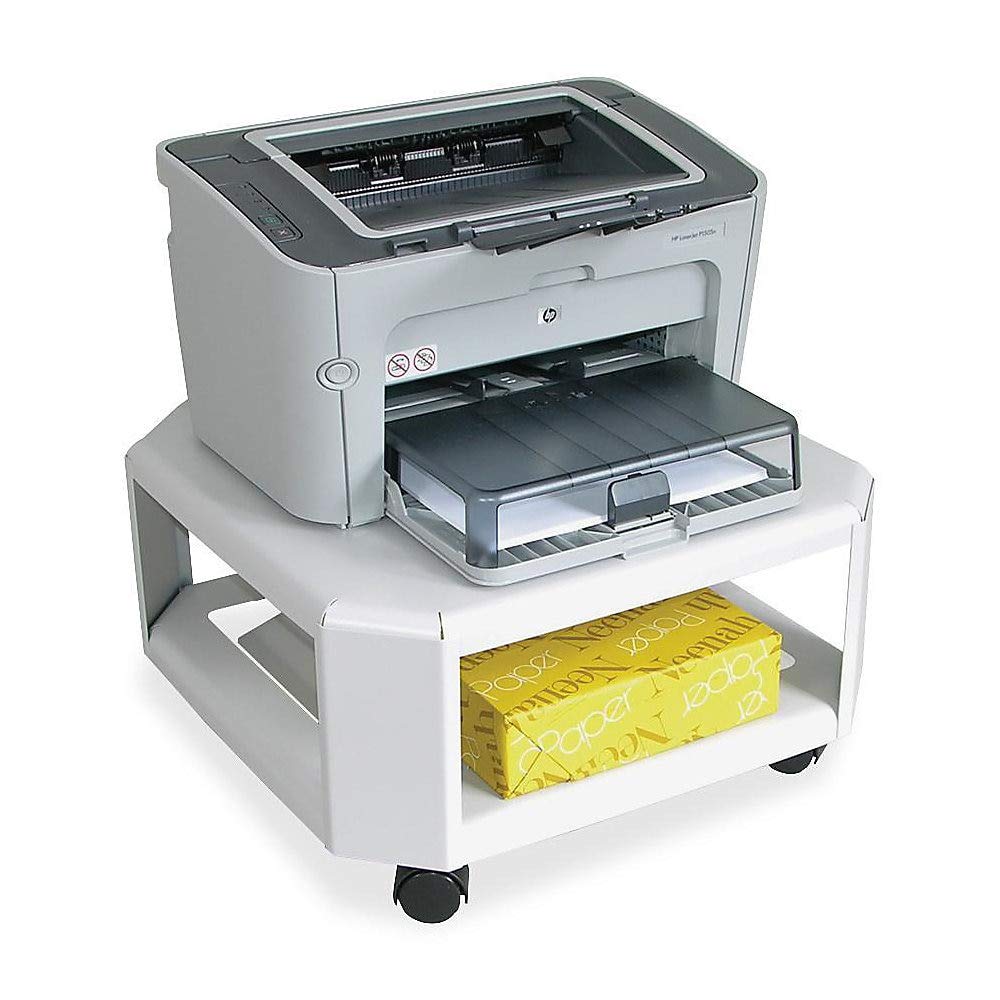 Martin Yale 24050 Heavy-Duty Printer Stand with Casters - Compatible with Most Laser & Inkjet Printers (Up to 18