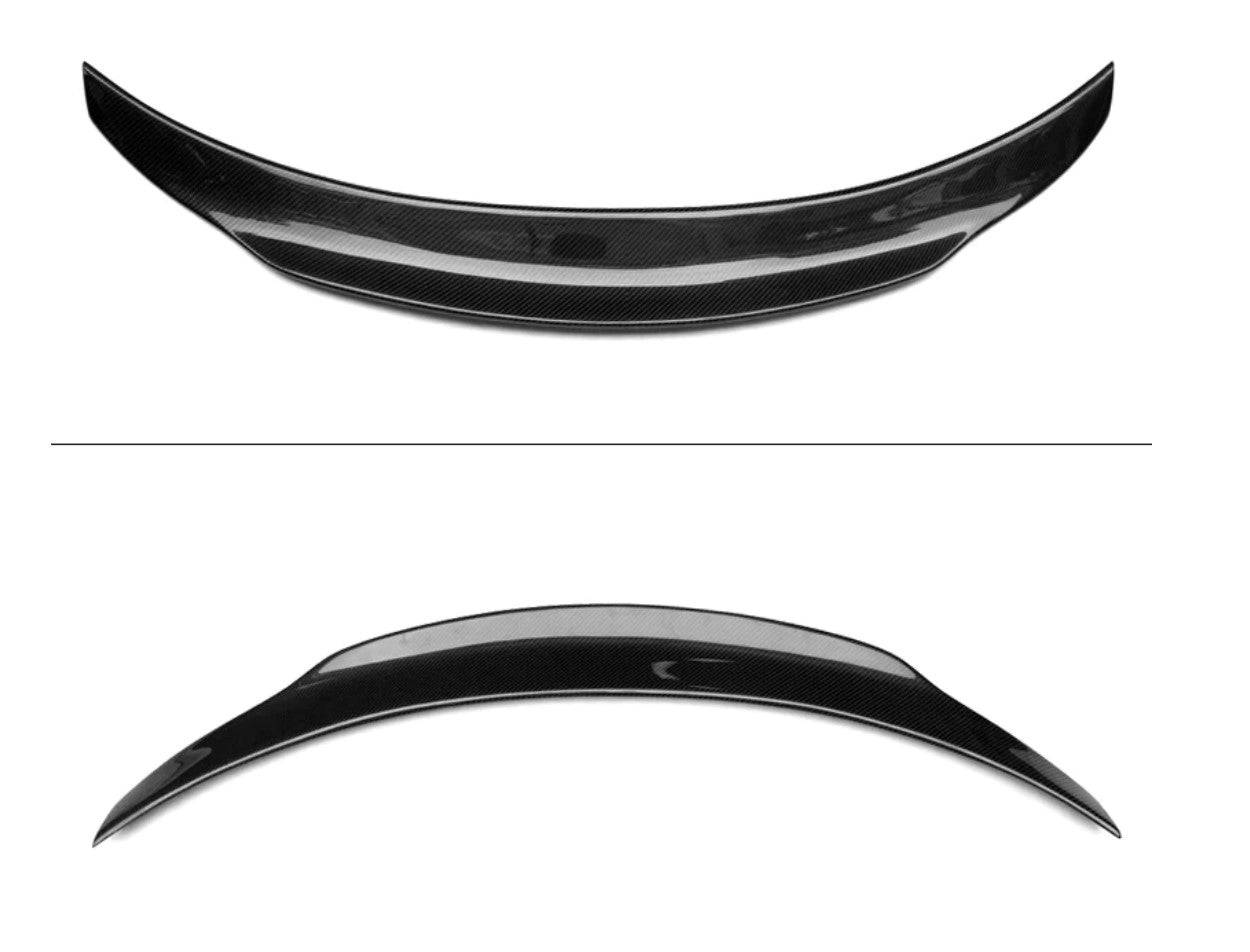 2007-2013 BMW 3 Series E92 Coupe Trunk Spoiler Wing - PSM Style Carbon Fiber Rear Lip Spoiler for Enhanced Aerodynamics & Sporty Look - Perfect for Car Enthusiasts & Street Racing
