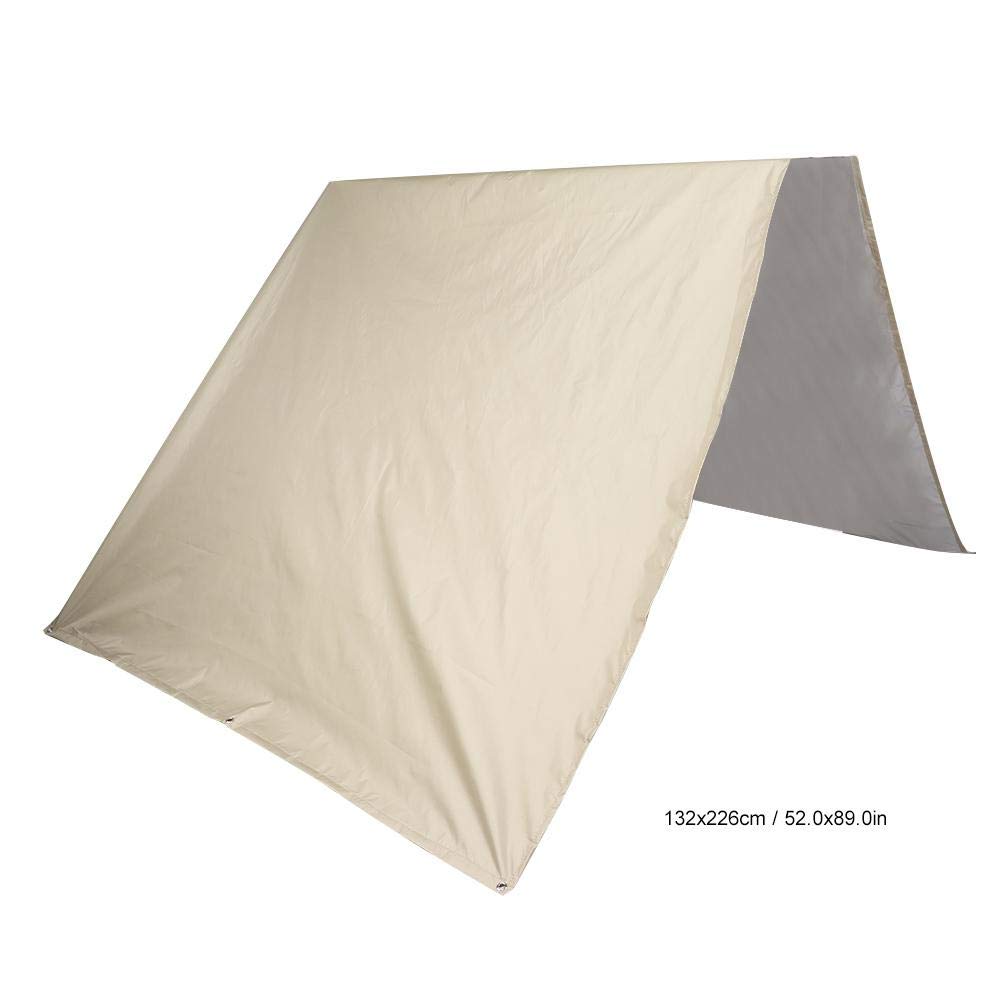 Waterproof Swing Canopy Replacement - Outdoor Swing Set Sunshade Cover for Kids Playground, Patio & Backyard (Beige) | Durable & UV-Resistant Tarp for Sun Protection & Rain Shelter