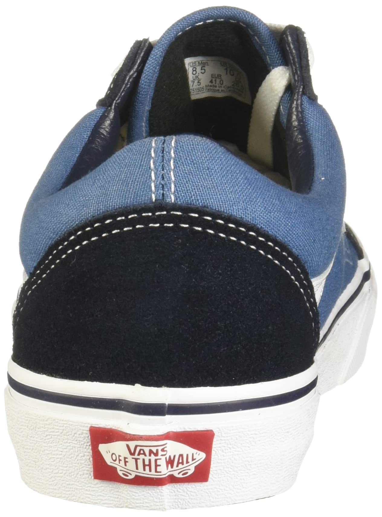 VANS Unisex Old Skool Skate Shoes - Comfortable Canvas Sneakers with Padded Tongue & Waffle Outsole for Men & Women | Perfect for Skateboarding, Casual Wear & Street Fashion