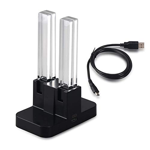 4-in-1 USB Charging Station Dock Stand with LED Indicator & Type-C Cable for Nintendo Switch Joy-Cons - Fast Charging Hub for Multiple Devices - Perfect for Gaming Setup, Home & Office Use