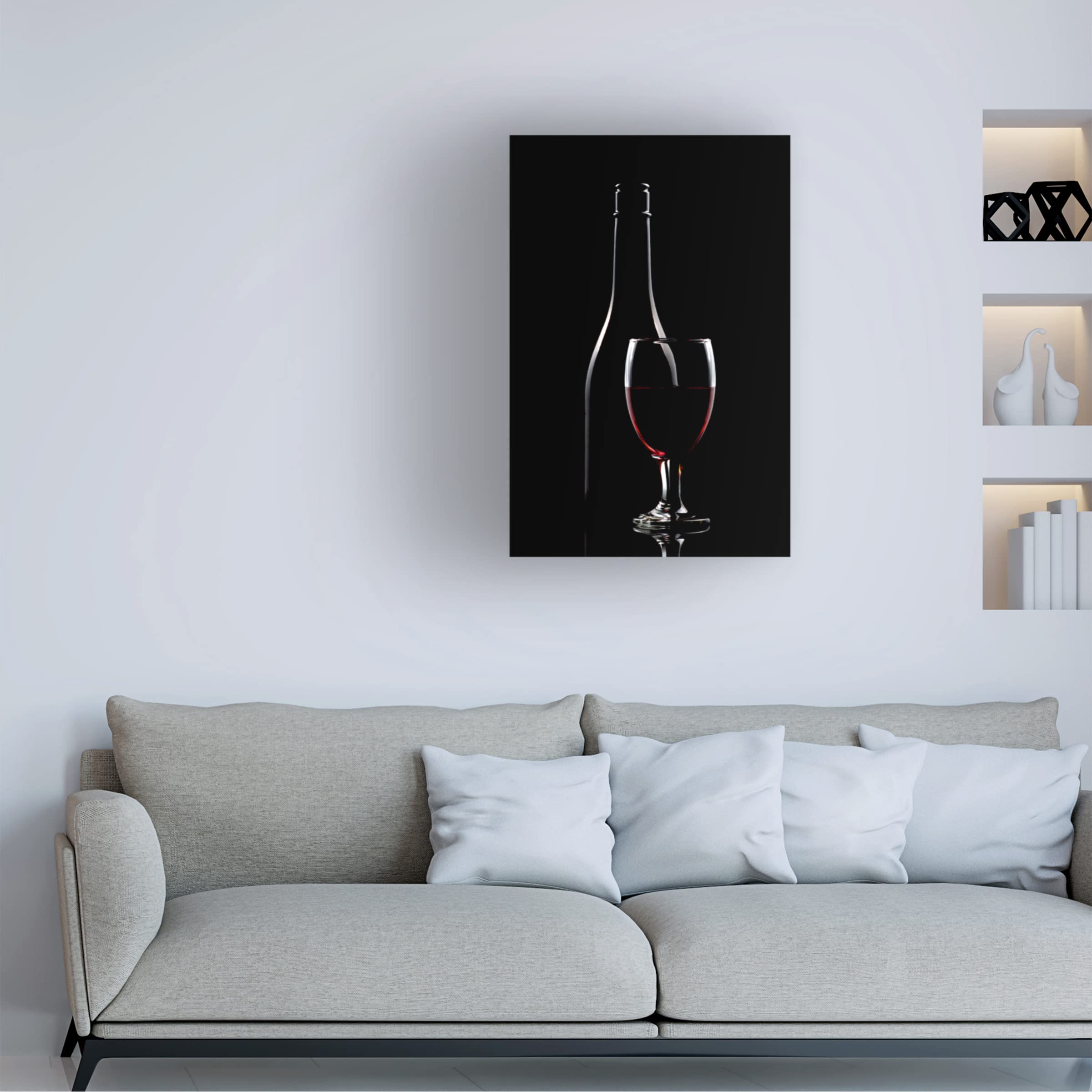 Edy Pamungkas 'Red Wine' Canvas Art Print - Modern Wall Decor for Living Room, Bedroom & Office | Trademark Fine Art Collection