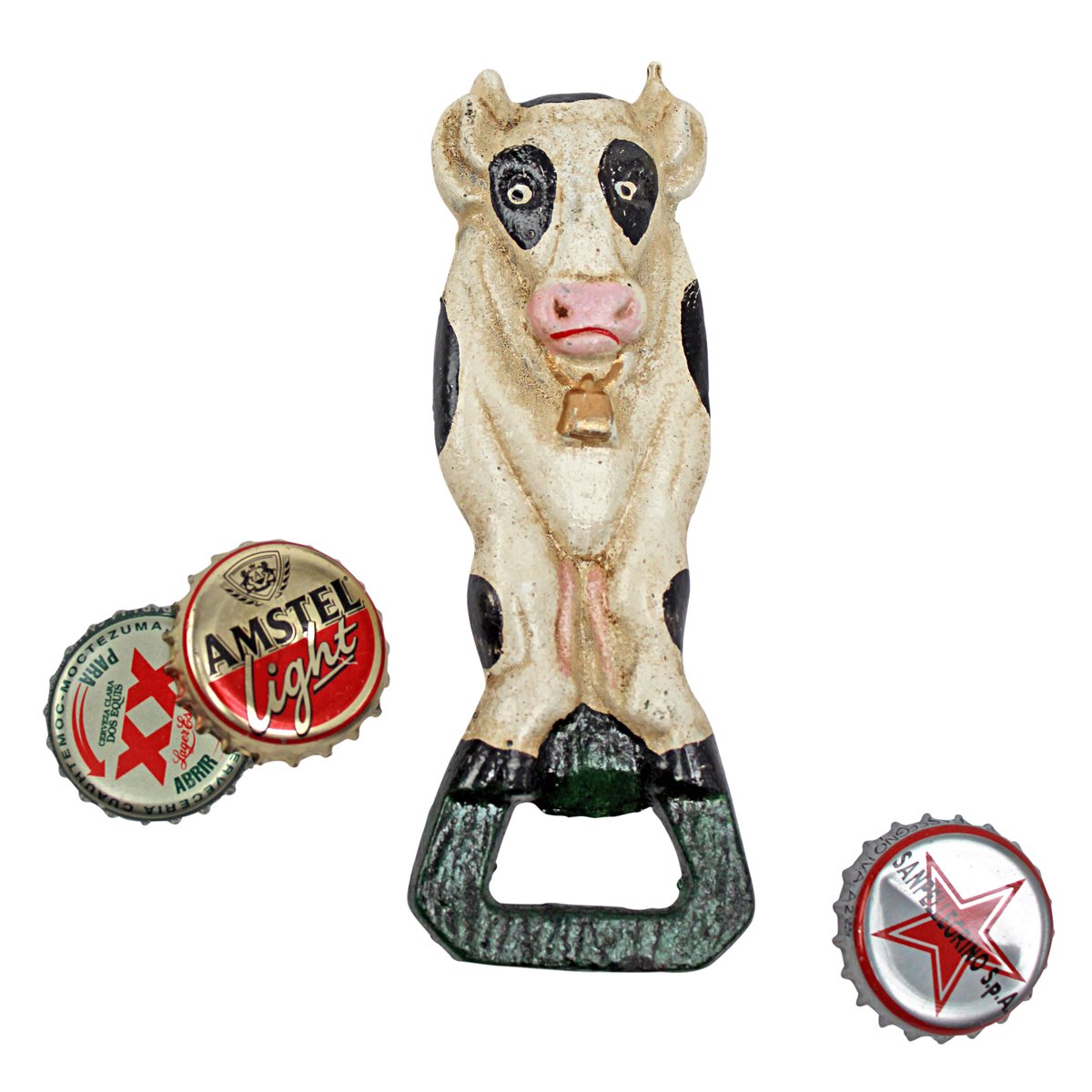 Design Toscano Moo Likes the Brew: Cow-Shaped Cast Iron Bottle Opener for Beer, Soda & Home Bar Decor - Rustic Kitchen Accessory & Unique Gift Idea