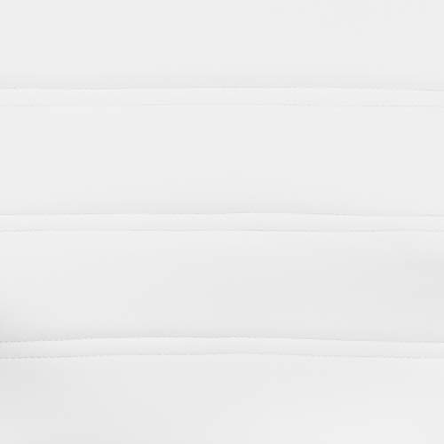 White Leathersoft/Chrome Frame