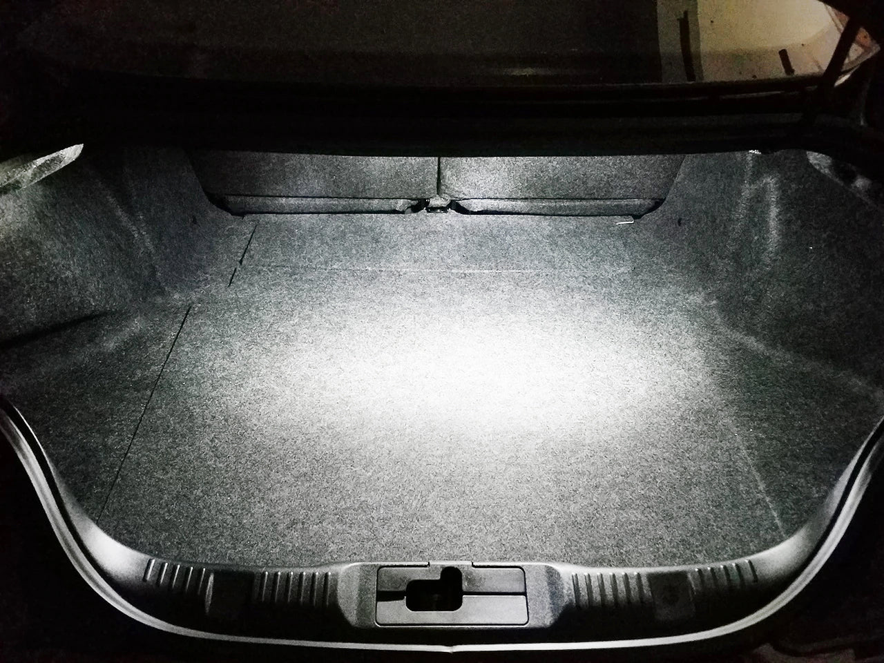 2W White Full LED Trunk Cargo Area Light for Ford Mustang Fusion Escape Focus - Interior Car Lighting Upgrade for Night Visibility & Organization