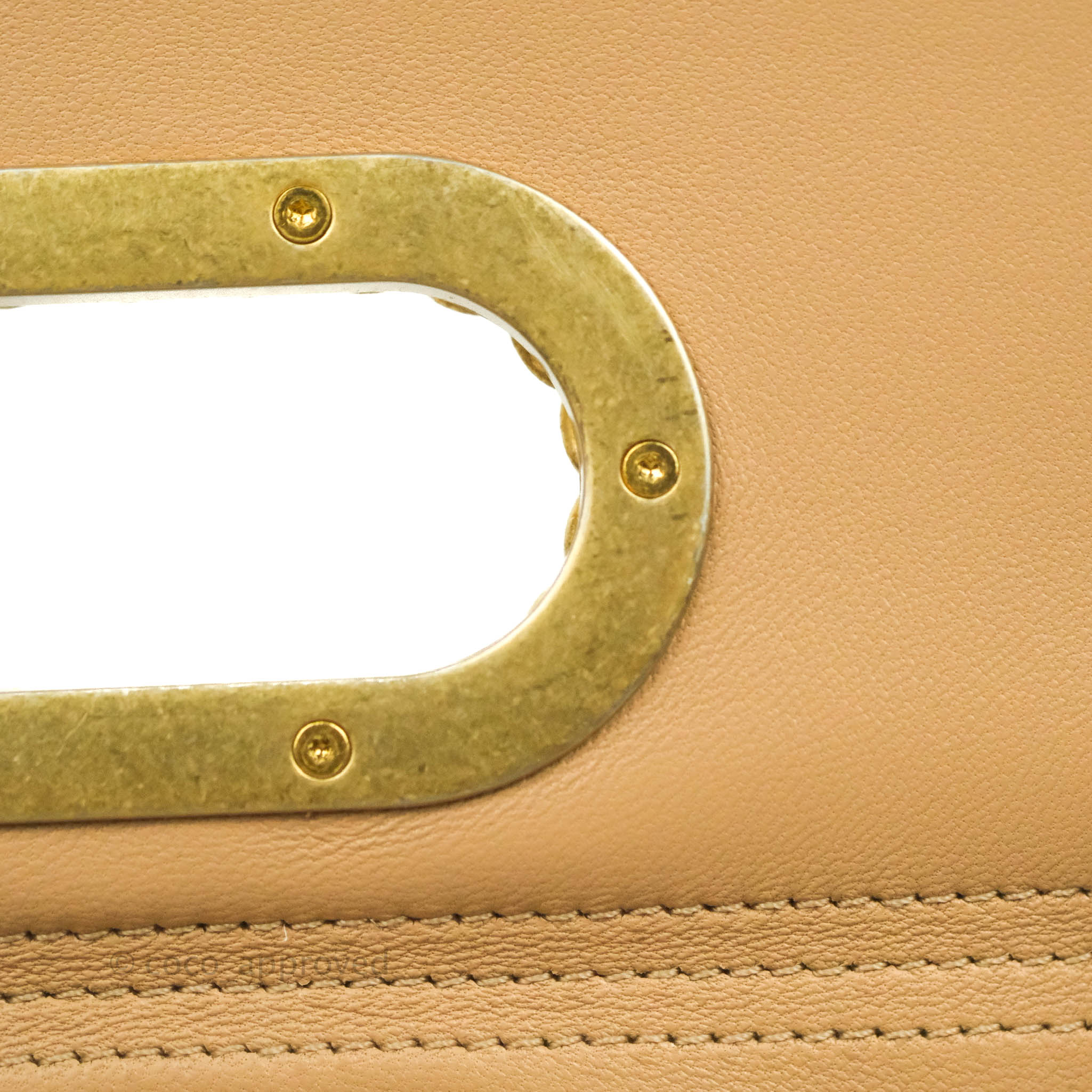 Chanel A Real Catch Quilted Flap Bag in Beige with Aged Gold Hardware - Luxury Crossbody Purse for Women, Perfect for Date Night & Special Occasions