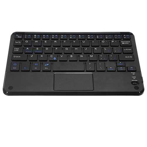 B.O.W HB119 Universal Wireless Bluetooth Keyboard - Slim Touch Keyboard for Tablet, Cell Phone, PC - Compatible with iOS, Android, Windows - Perfect for Home, Office & Travel Use