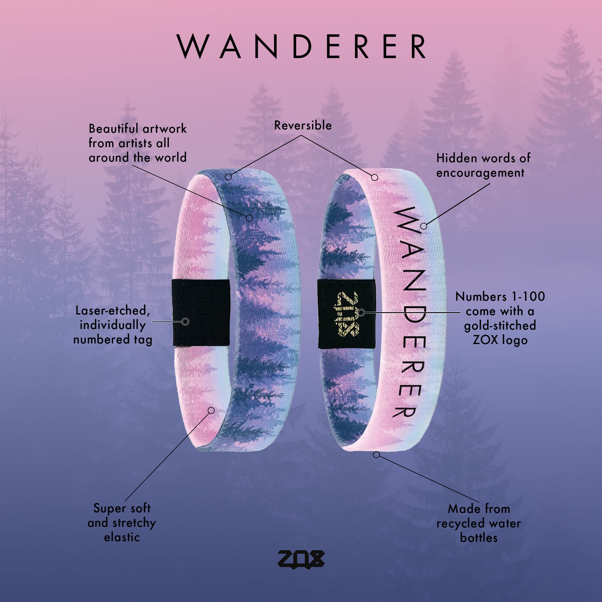 ZOX Stretchy Motivational Bracelets for Men & Women - Inspirational Affirmations & Artistic Designs - Adjustable Elastic Wristbands for Daily Wear, Gifts & Positive Vibes - Perfect for Yoga, Workouts, Meditation and Everyday Encouragement