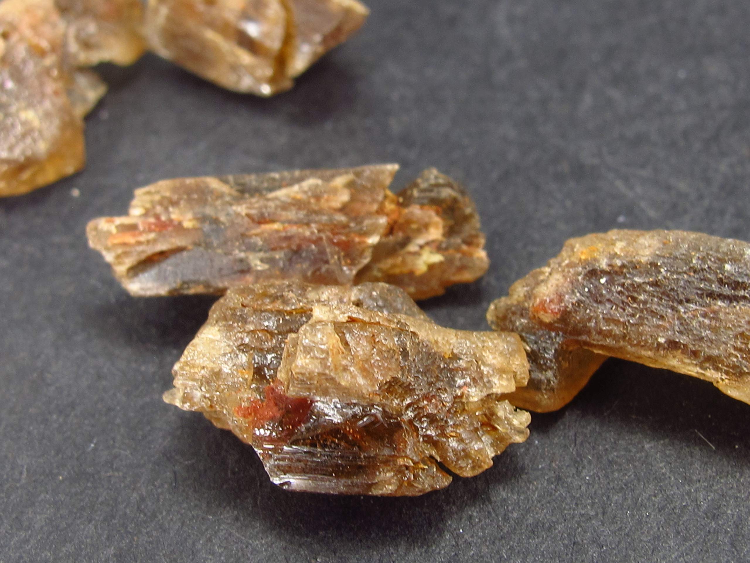 10 Enstatite Crystals from Mogok - 55 Carats for Jewelry Making