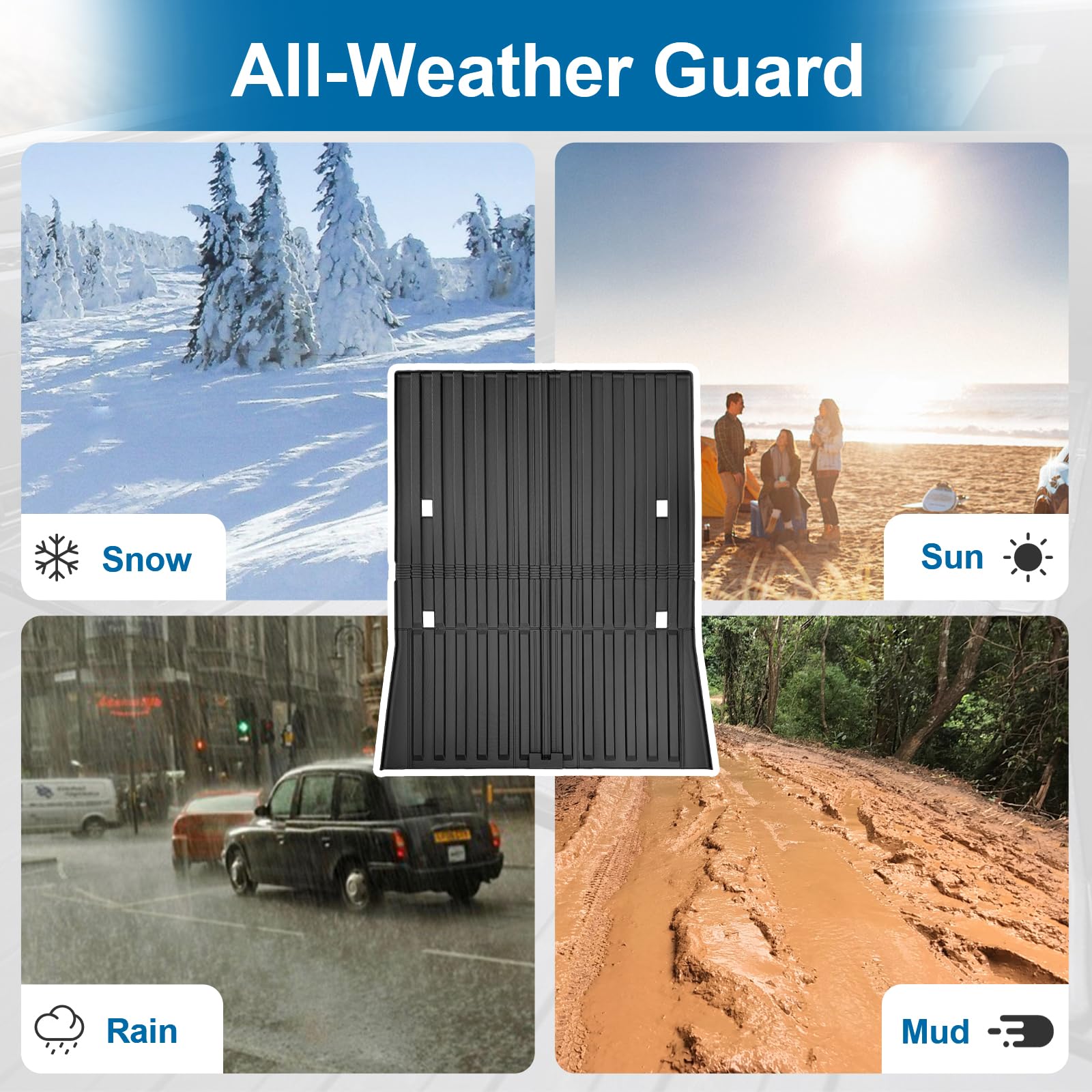 Durable All-Weather Truck Bed Mat for Tesla Cybertruck 2024 | Heavy-Duty TPE Cargo Liner | Waterproof & Anti-Slip Protection | Perfect for Hauling, Camping & Off-Road Adventures