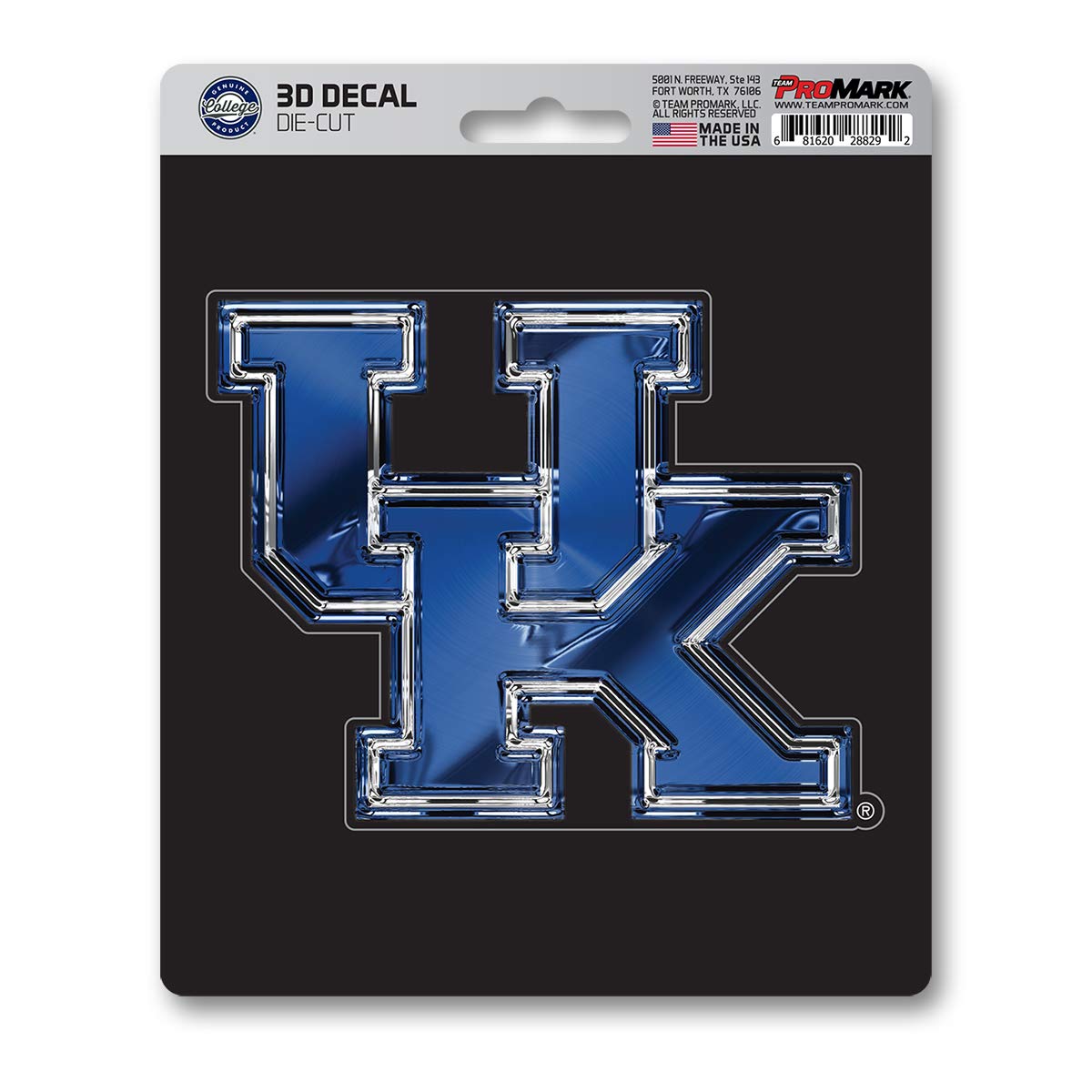 Officially Licensed Kentucky Wildcats AAC FanMats NCAA Carpet Floor Mats Bundle with Seat Covers, 3D Decal Sticker & Steering Wheel Cover - 8-Piece Set for Cars, Trucks & Game Room Decor