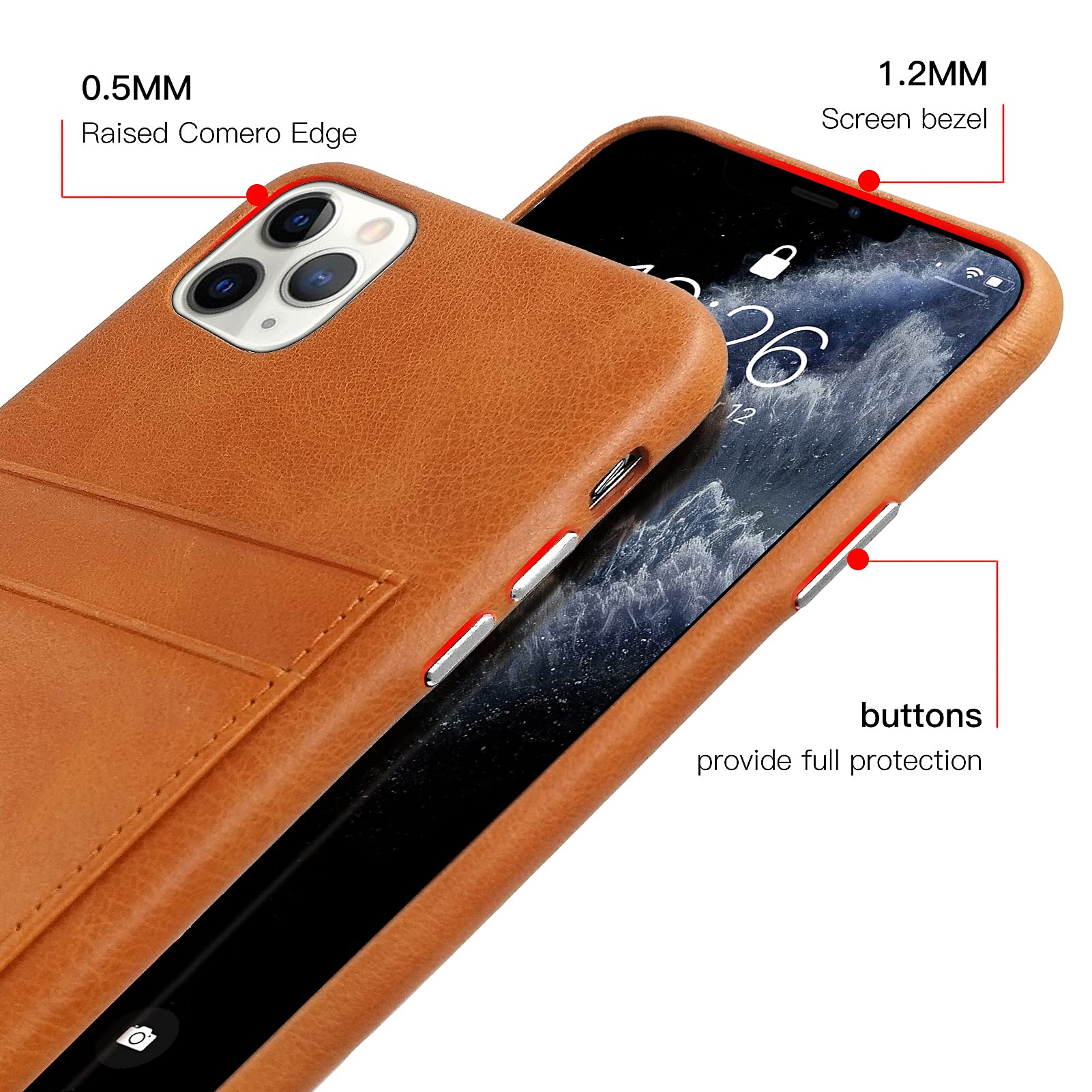 Premium Leather Wallet Case for iPhone 11 Pro Max (6.5