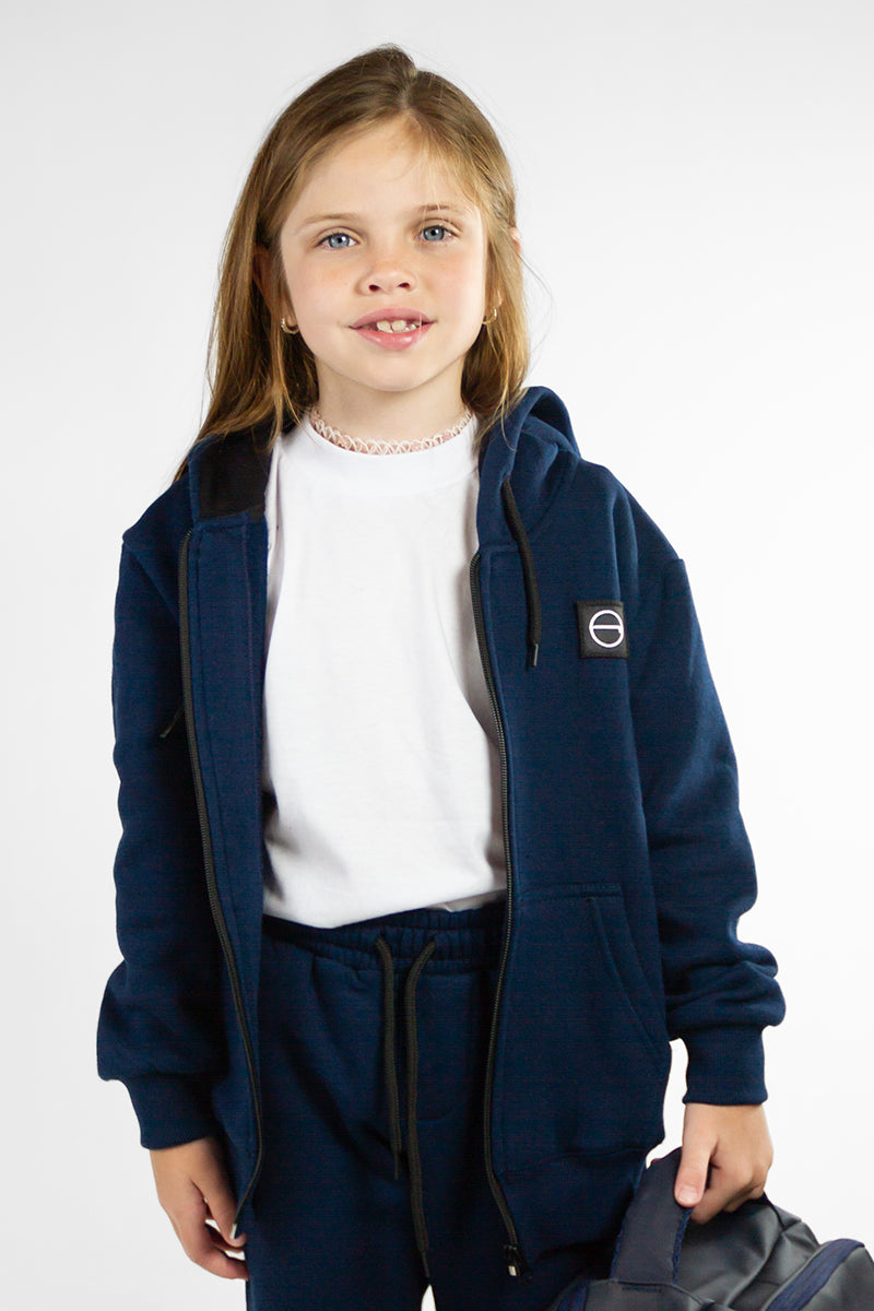 OCN Kids College Navy Blue Jacket - Stylish & Comfortable Outerwear for Boys & Girls - Perfect for School, Outdoor Play & Casual Wear
