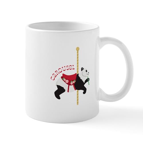 White - Panda Carousel Mugs