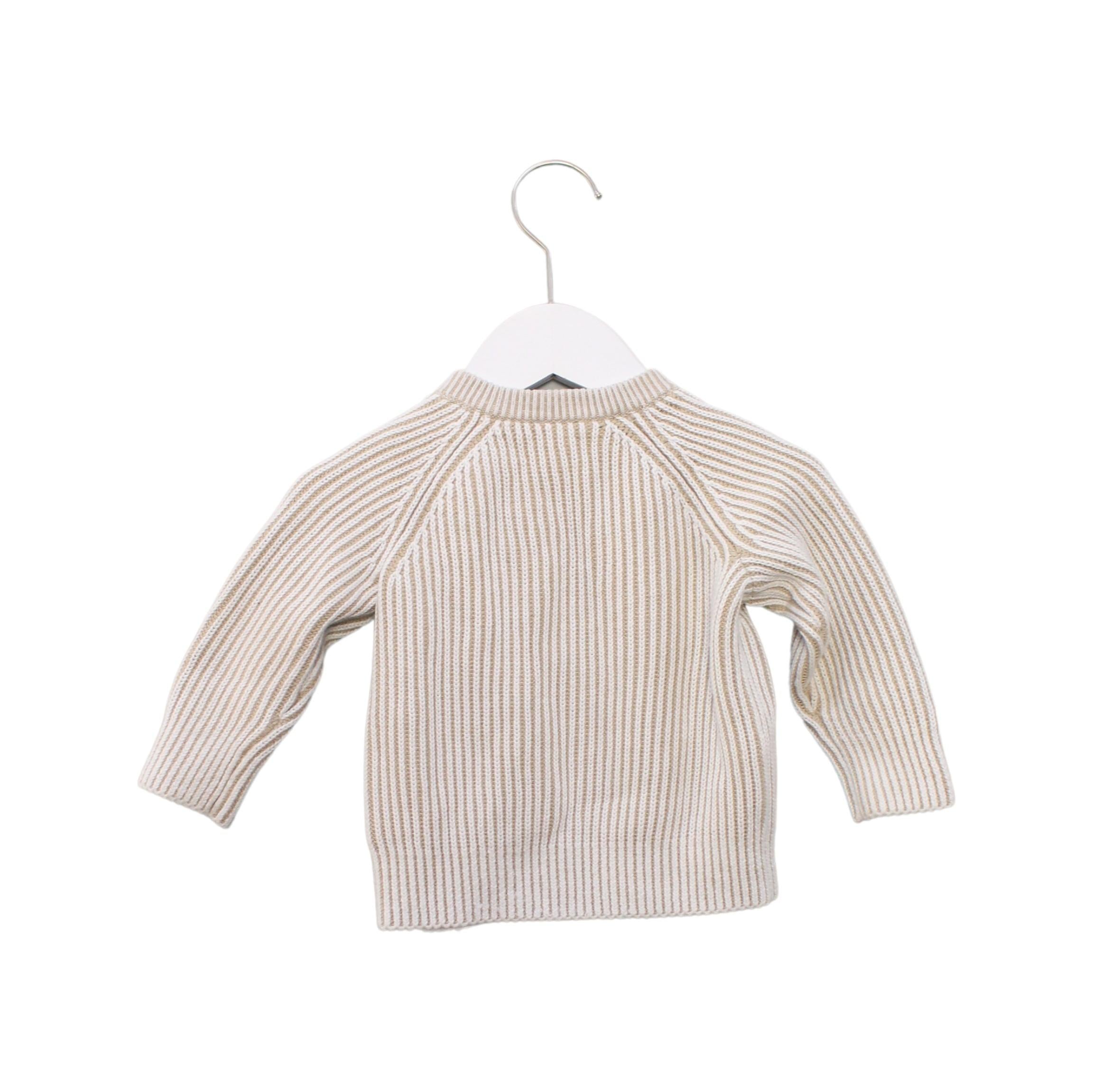 Arket Knit Sweater for Baby Boys & Girls 2-6 Months (62-68cm) - Soft Cotton Winter Pullover for Newborns - Perfect for Family Photos & Holiday Outfits