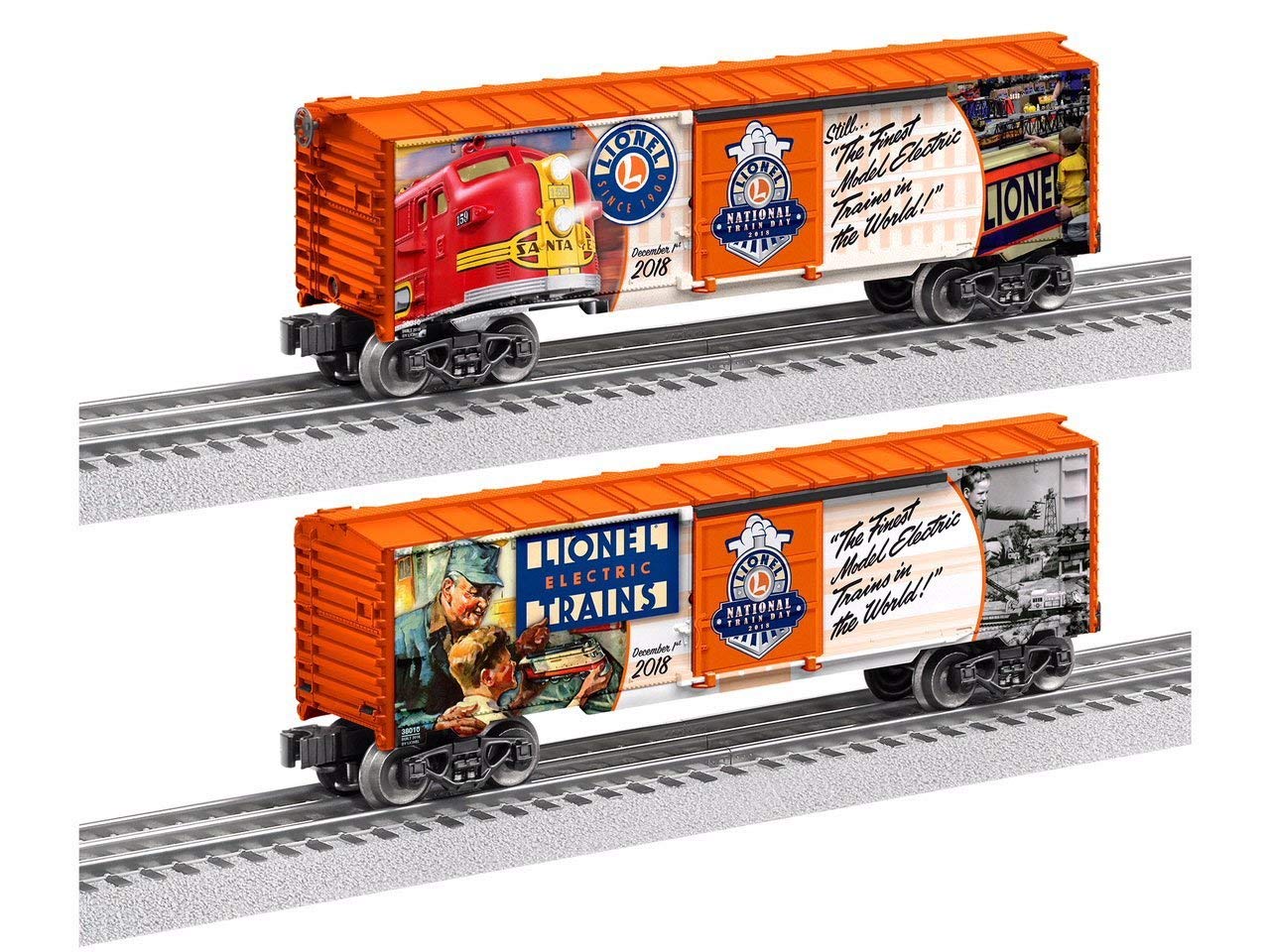 Lionel 2018 National Train Day Boxcar O Scale Model Train - Perfect for Collectors, Rail Enthusiasts, and Holiday Displays
