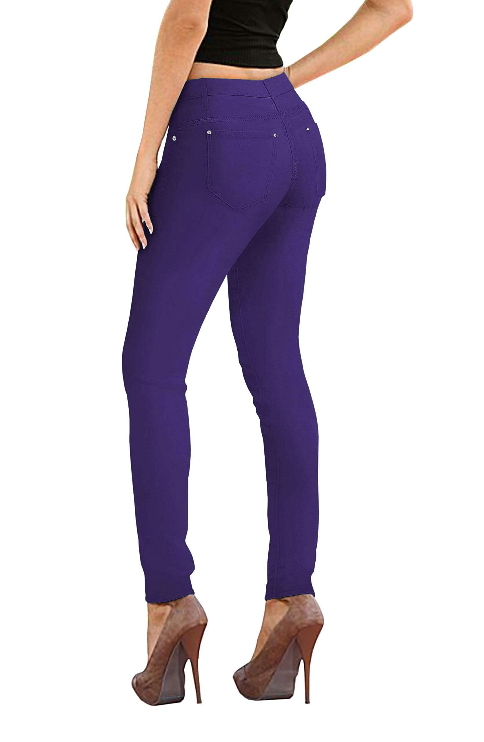 Women's Butt Lift Stretch Denim Skinny Yoga Jeans - Super Comfortable Hybrid Design for Workout & Everyday Wear