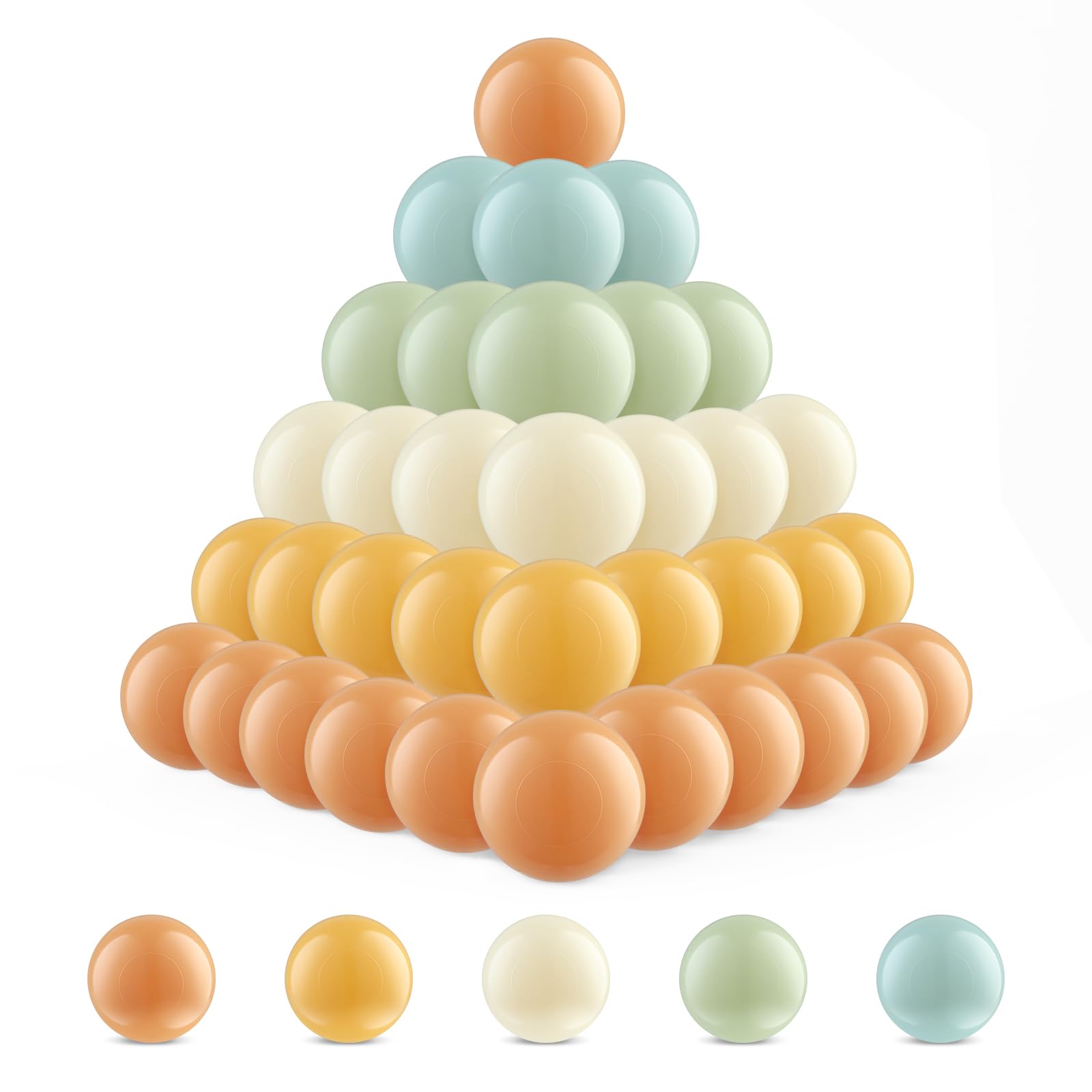 Crush-Proof Clear Plastic Ball Pit Balls for Kids - Durable & Safe Play Balls for Indoor Playpens, Pools & Toddler Play Areas