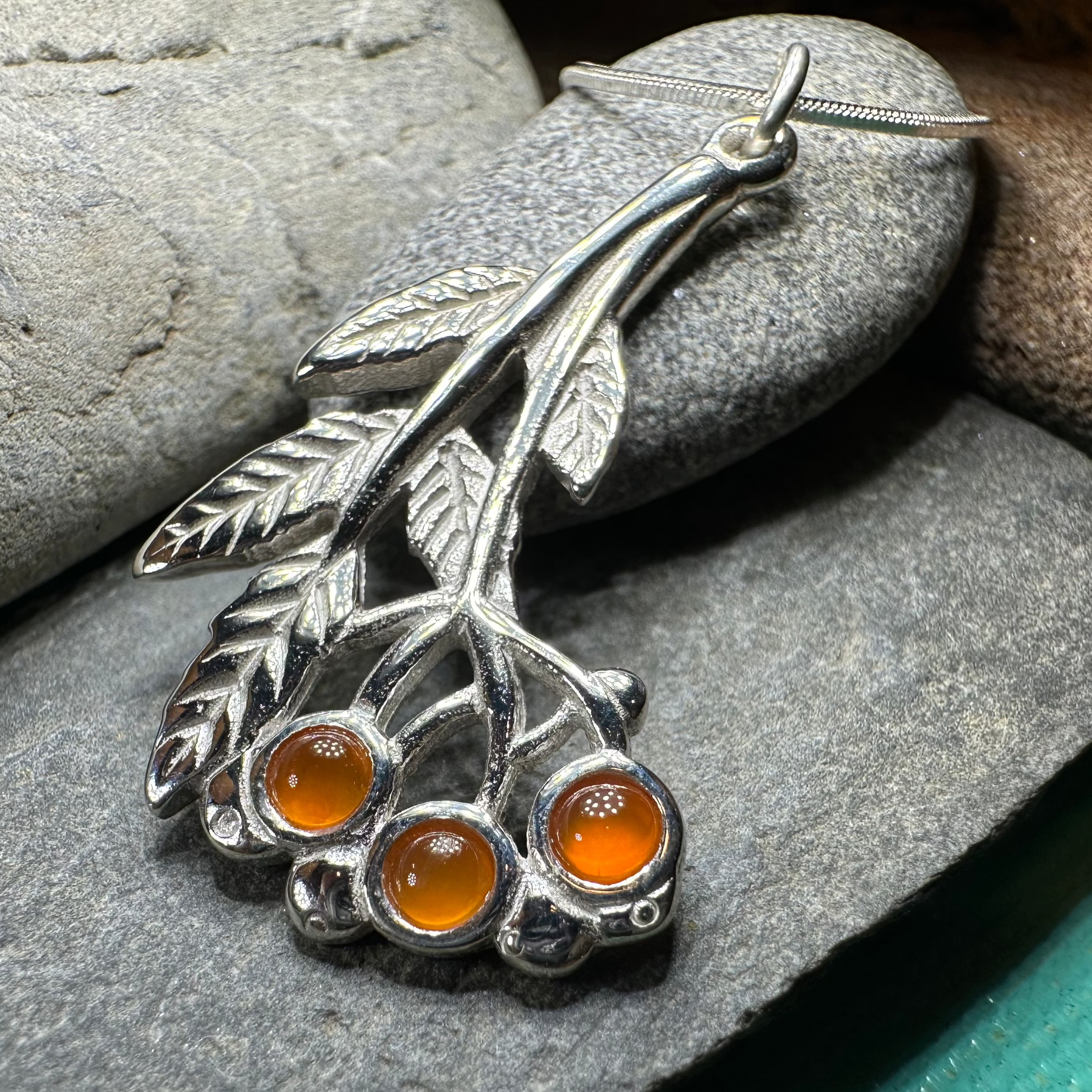 Rowan Tree of Life Necklace - Sterling Silver Pendant with Celtic Knot Design - Spiritual Jewelry for Women - Perfect for Meditation, Yoga & Gift Giving