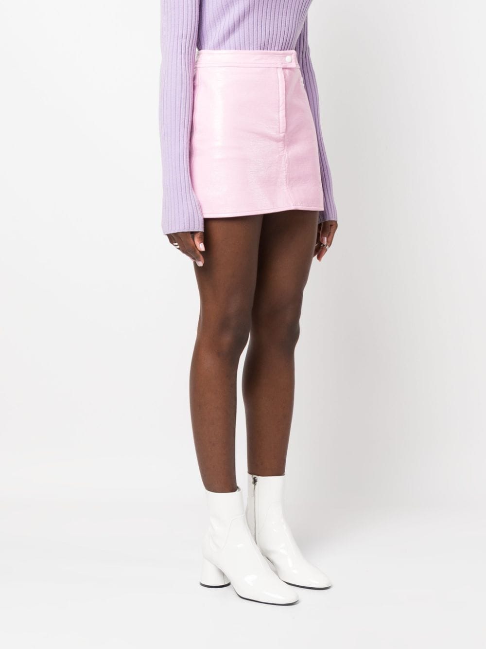 Courreges PRE Pink Skirts for Women - Stylish Mini Skirt for Casual Wear, Party & Night Out