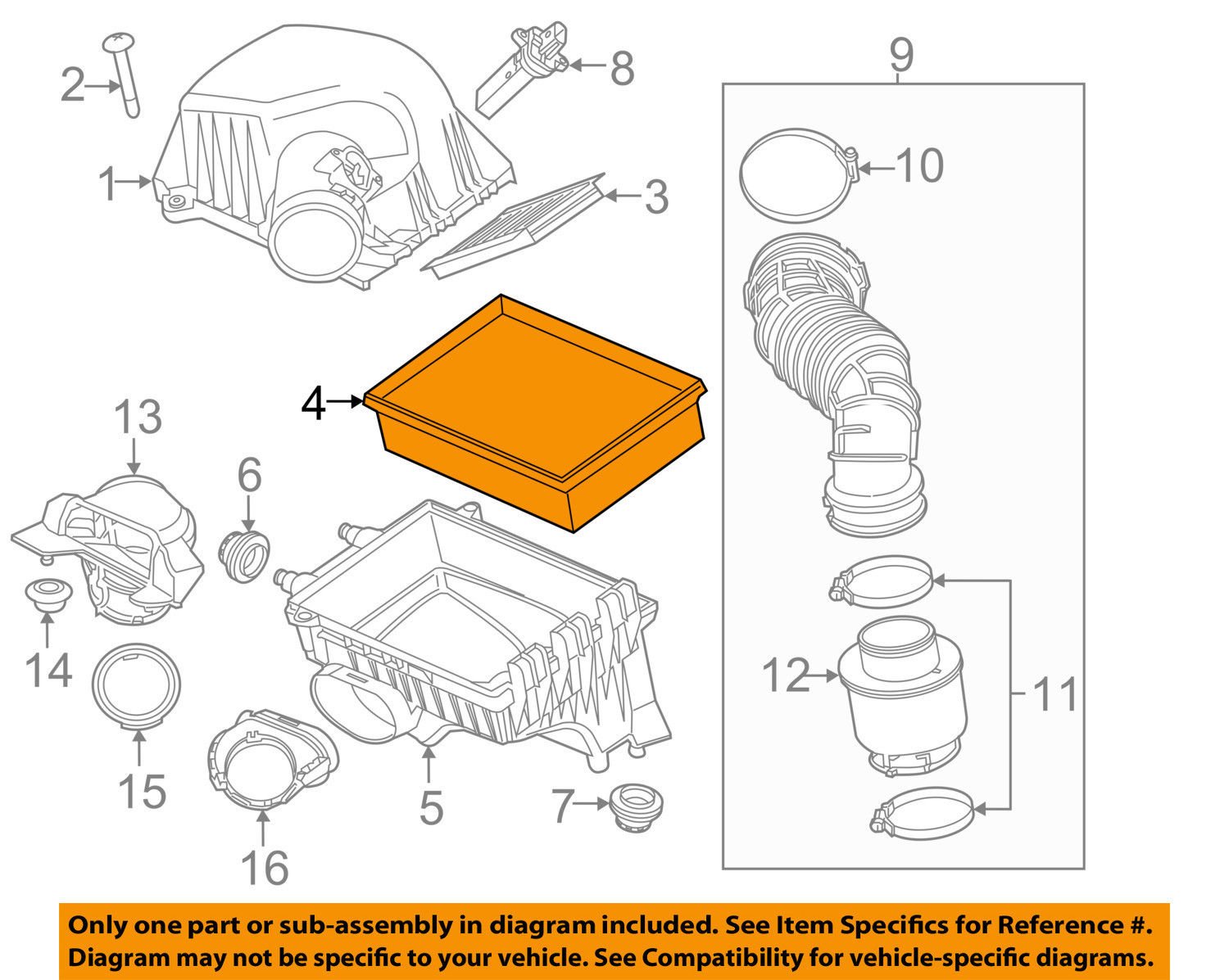 General Motors 95021102 Air Filter Replacement - High Performance Engine Air Filter for GM Vehicles | Perfect for Chevy, GMC, Buick & Cadillac Models | Improves Engine Efficiency & Airflow