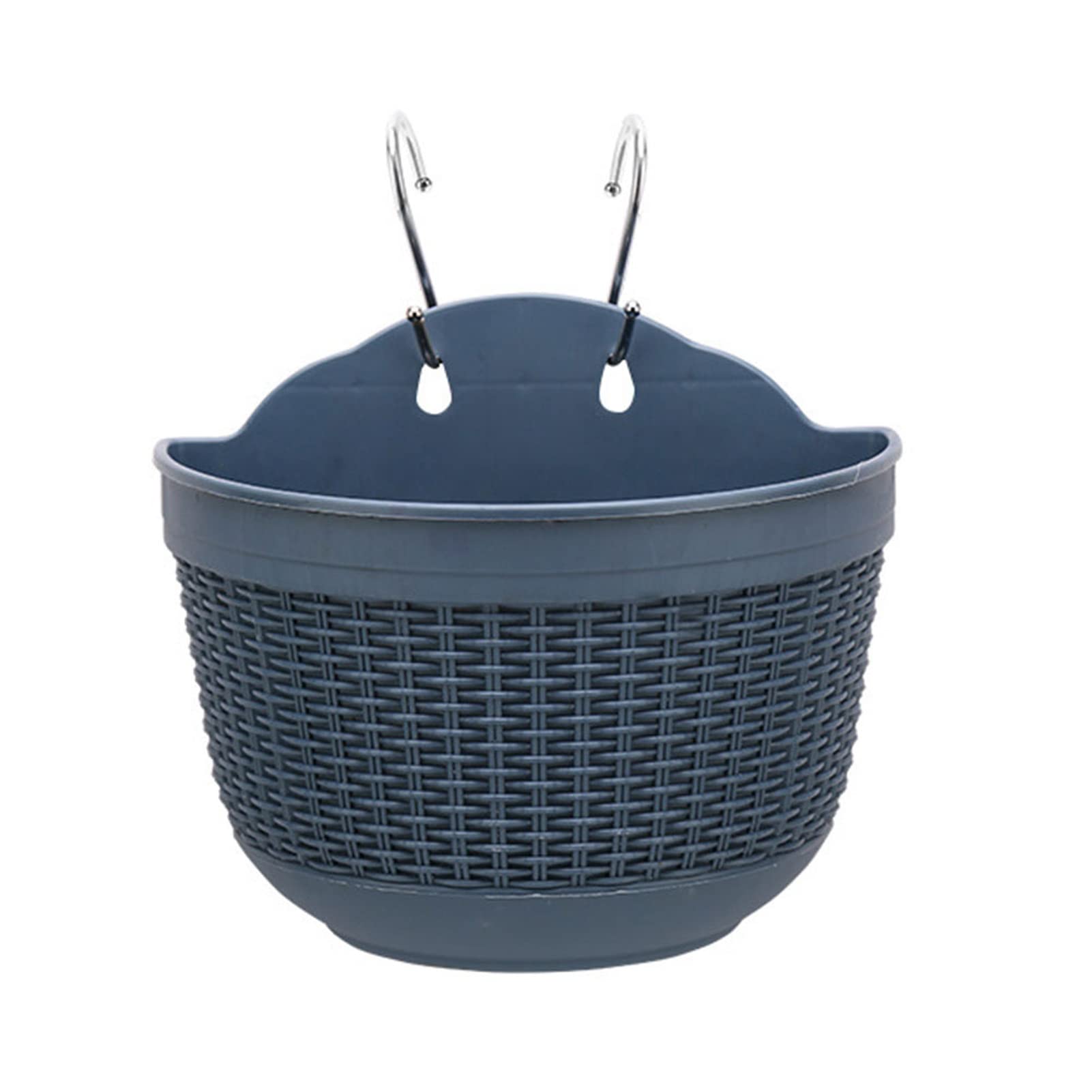 YESBAY Rattan Wicker Wall Hanging Planter Basket - Decorative Flower Pot for Balcony, Garden & Indoor Plants | Perfect for Home Décor, Vertical Gardens & Small Space Gardening