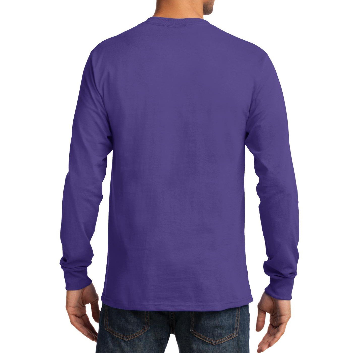 Premium Men's Long Sleeve Basic T-Shirt - Soft Cotton Essential Tee for Everyday Wear, Layering & Casual Outfits