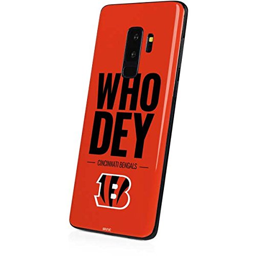 Official NFL Cincinnati Bengals Team Motto Phone Skin for Samsung Galaxy S9 Plus | Protective Decal Sticker | Perfect for Game Day & Fan Showcase